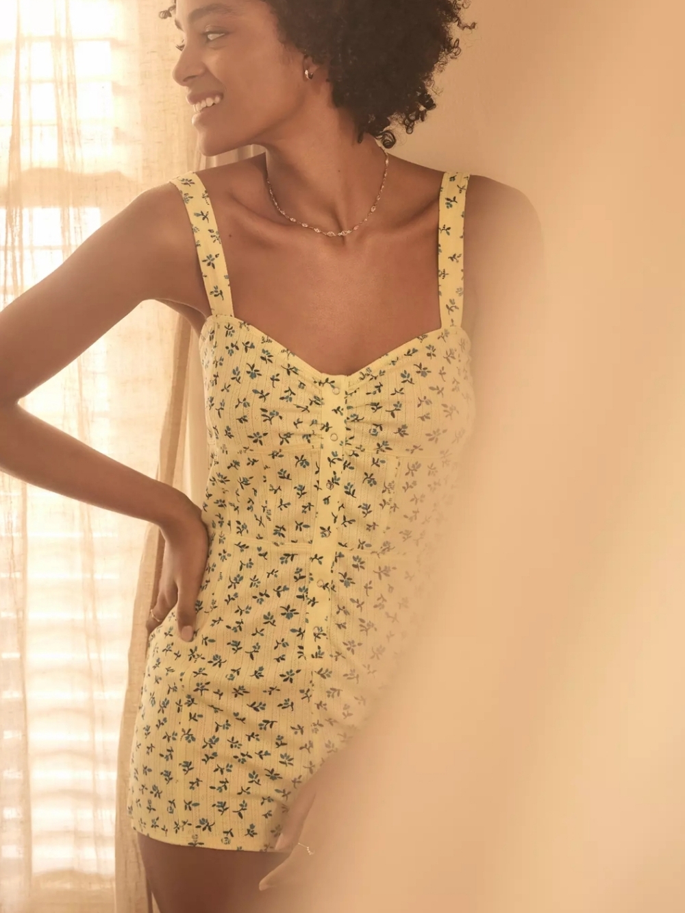 By Anthropologie Corset Romper Cottagecore Floral Print XS